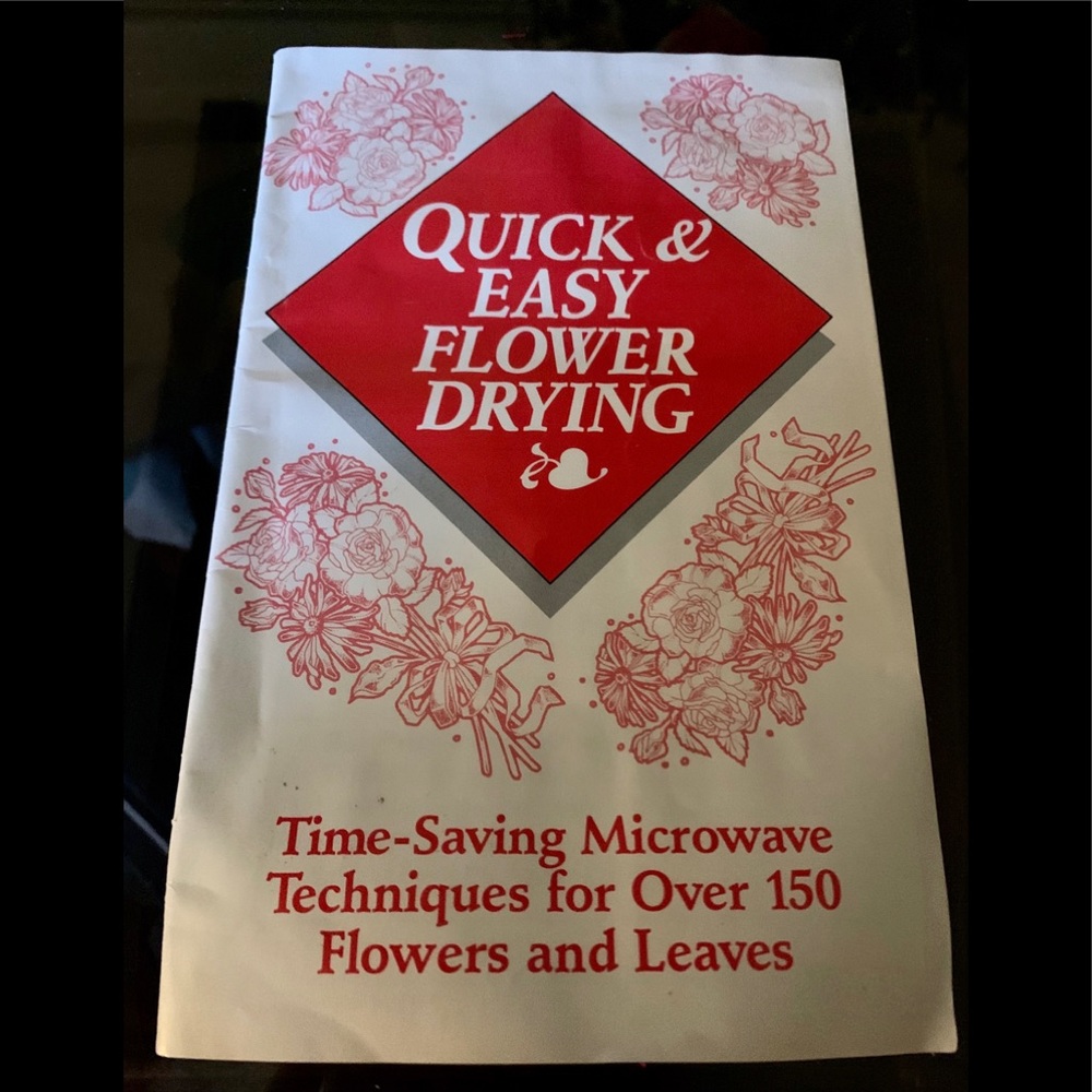 ❤️Quick and easy flower drying booklet